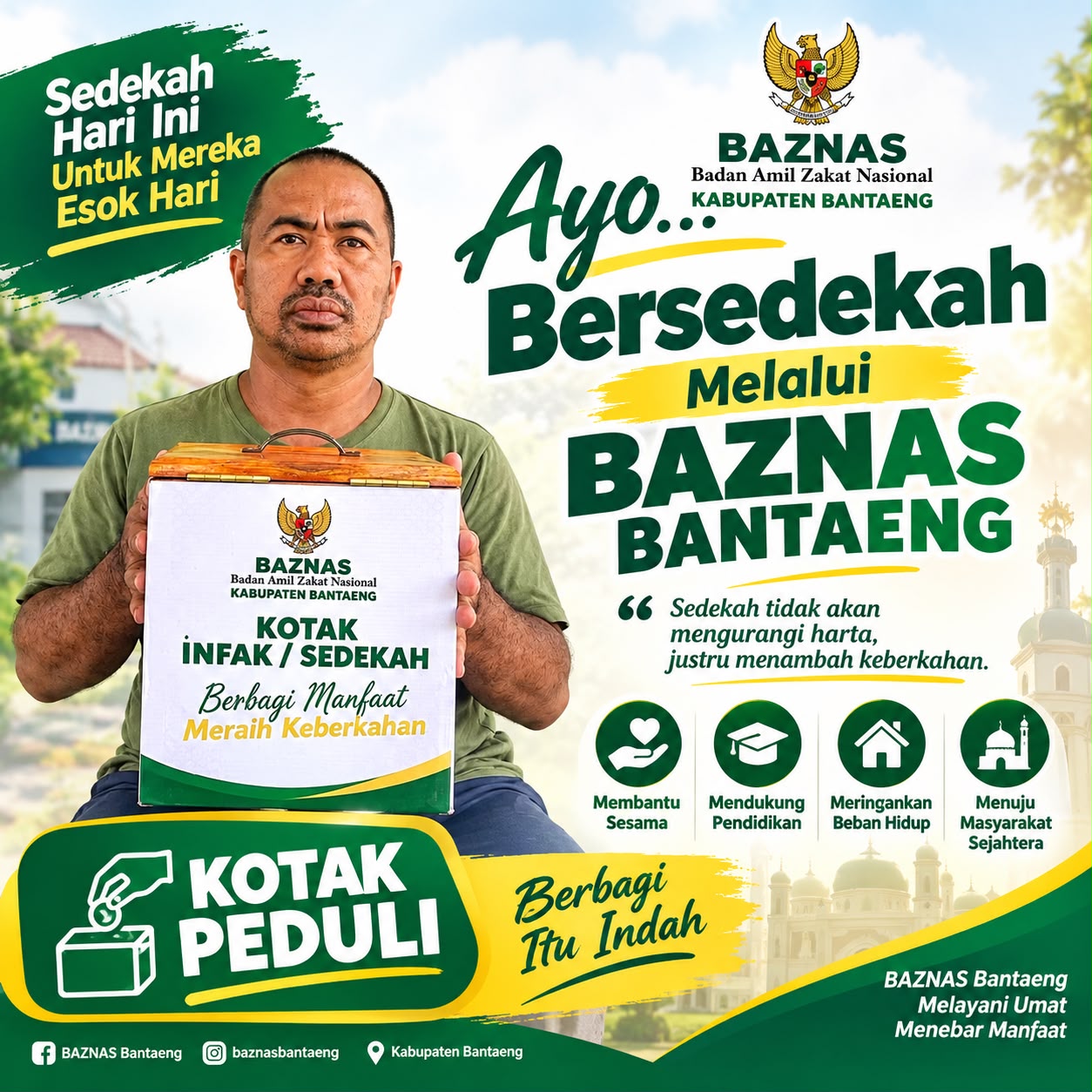 Kotak Peduli Hadir di Kelurahan Lembang, Gerakkan Semangat Sedekah untuk Berbagi Manfaat